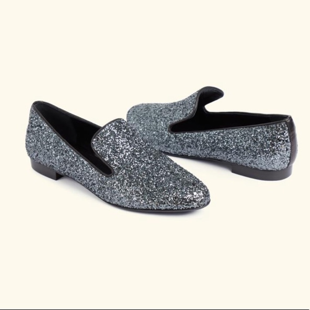 M. Gemi “The Parma” glitter loafers